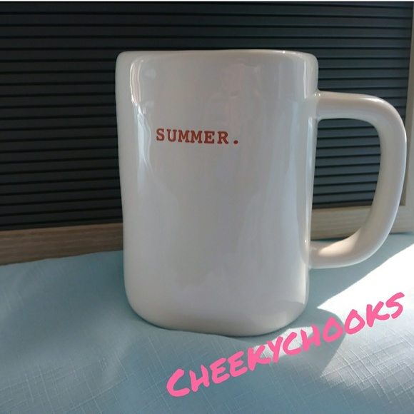 FINAL PRICE·LAST DAY Rae Dunn SUMMER coffee mug - Picture 1 of 7